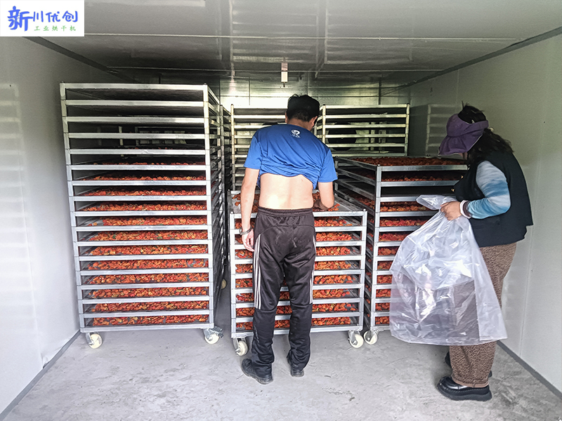 阿壩用戶訂購我廠一套工業辣椒烘干房